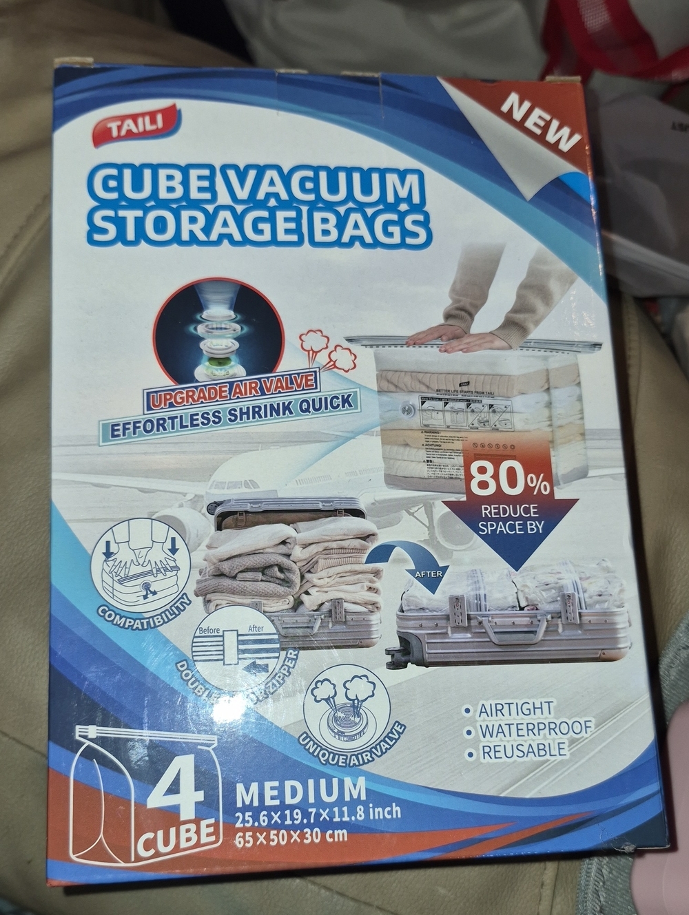 Cube Vacuum Storage Bags - New
